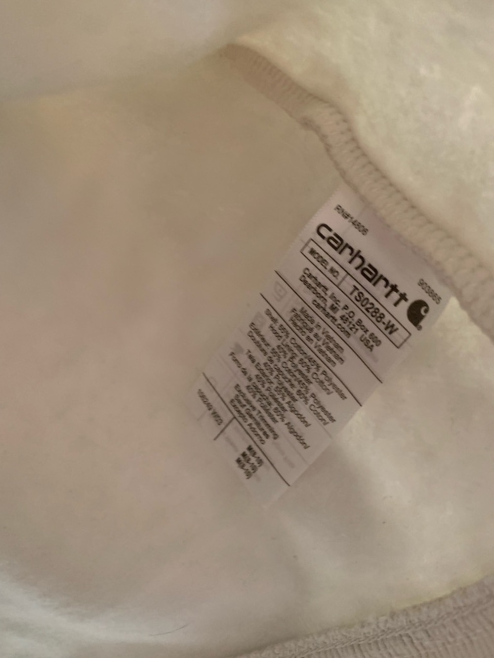 Carhartt Womens Relaxed Fit Pullover Hooded Sweatshirt Tan Size M Casual Outdoor - Picture 5 of 7